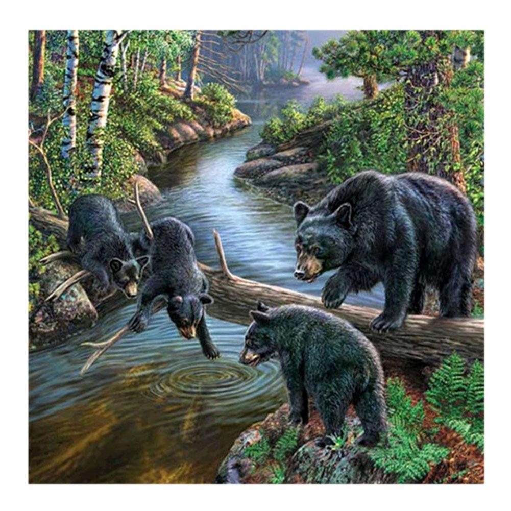 Bears 5D Diamond Painting Embroidery DIY Craft Needlework Home Decor Gifts