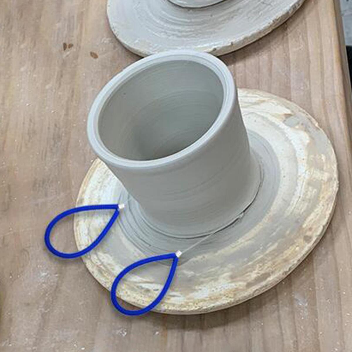 Wire with Blue Handle Stainless Steel Wire for Clay