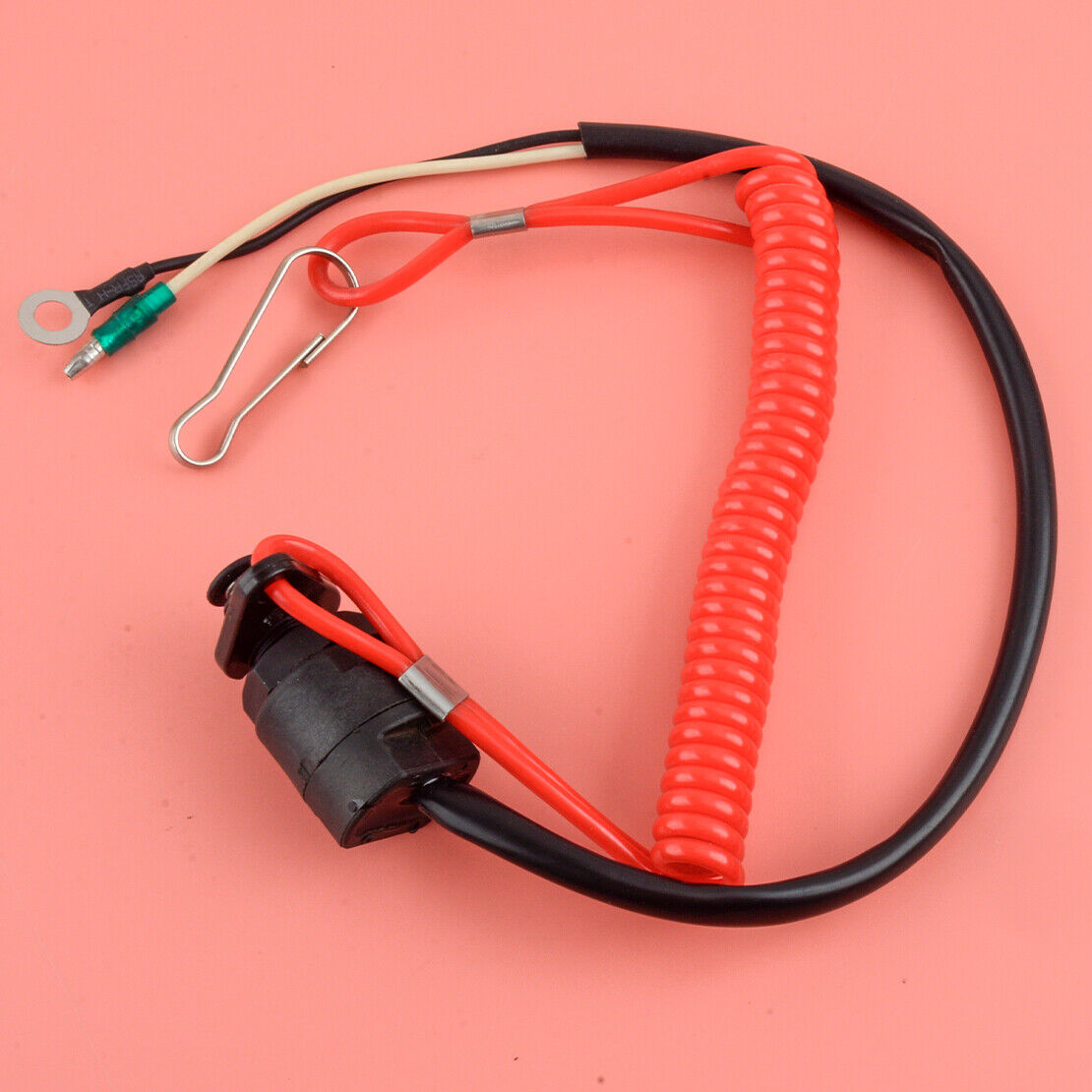 Boat Outboard Kill Switch Safety Tether Cord Lanyard Fit for Marine Mercury