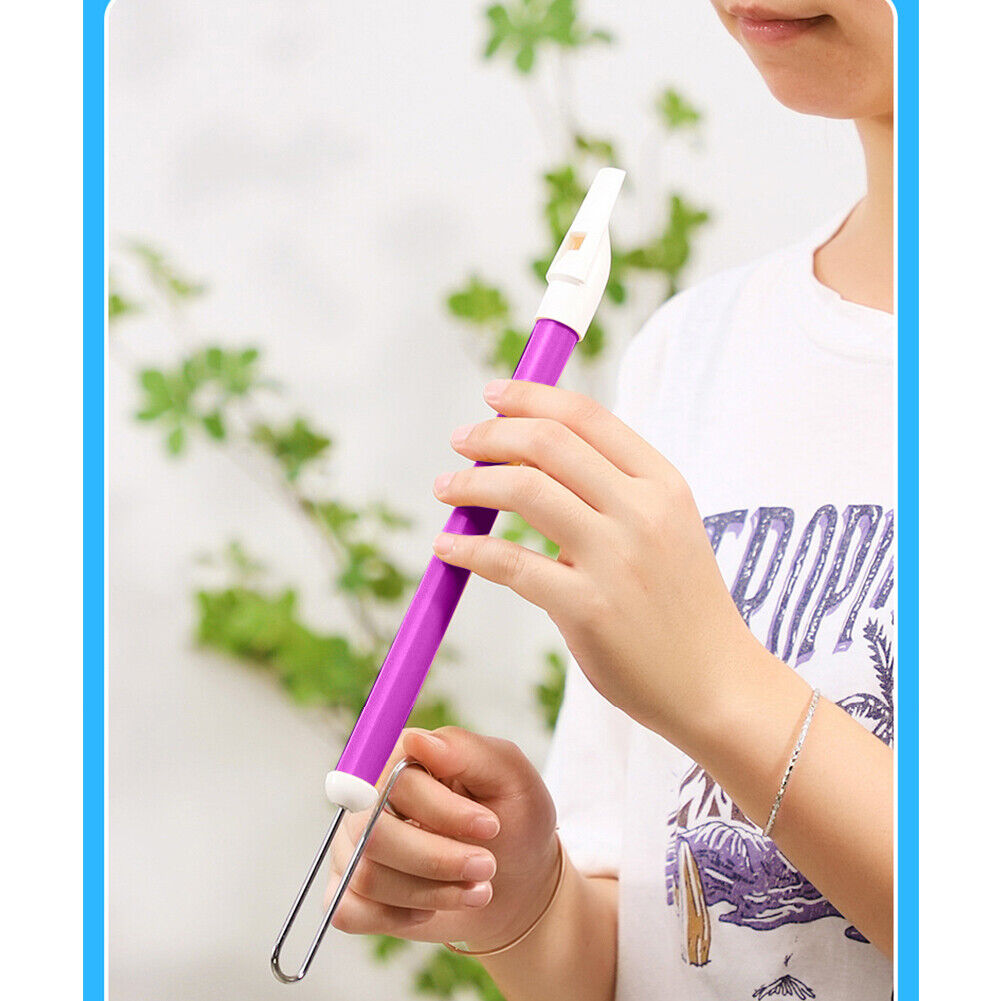 Yoyo Flute Tie Rod Slide Whistle Durable Small Musical Instrument (Purple)