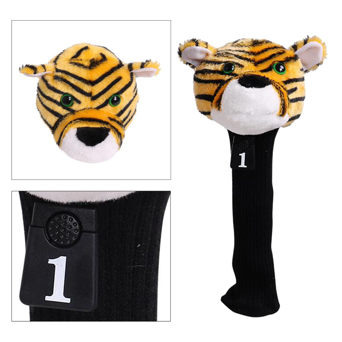 Plush Golf Wood Driver Head Covers Headcover Protection Replacement Animal