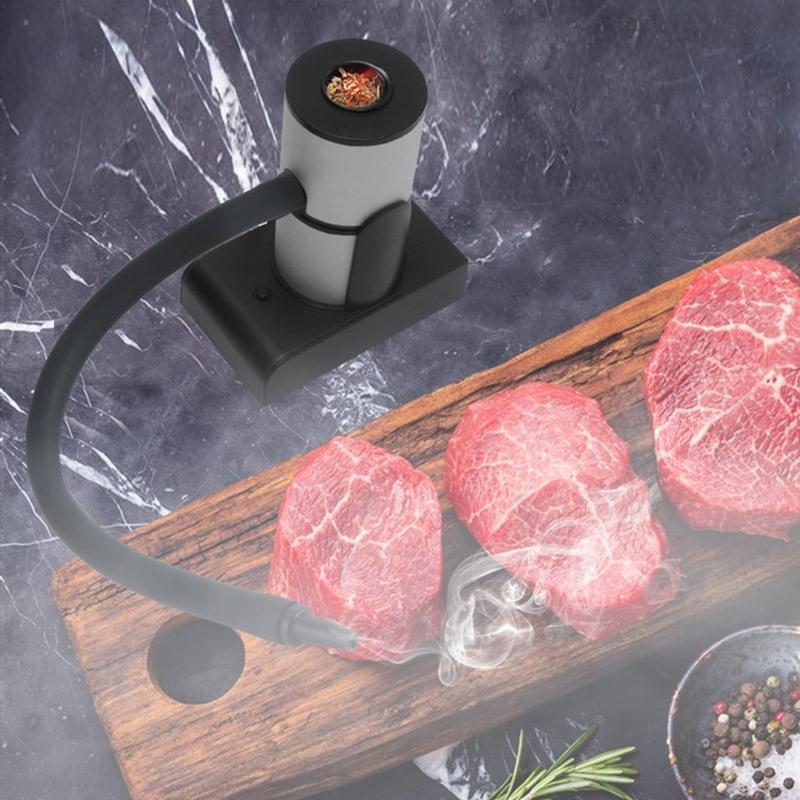 Food Smoker Generator Portable Molecular Cuisine Smoking Gun Meat Burn Cocktails