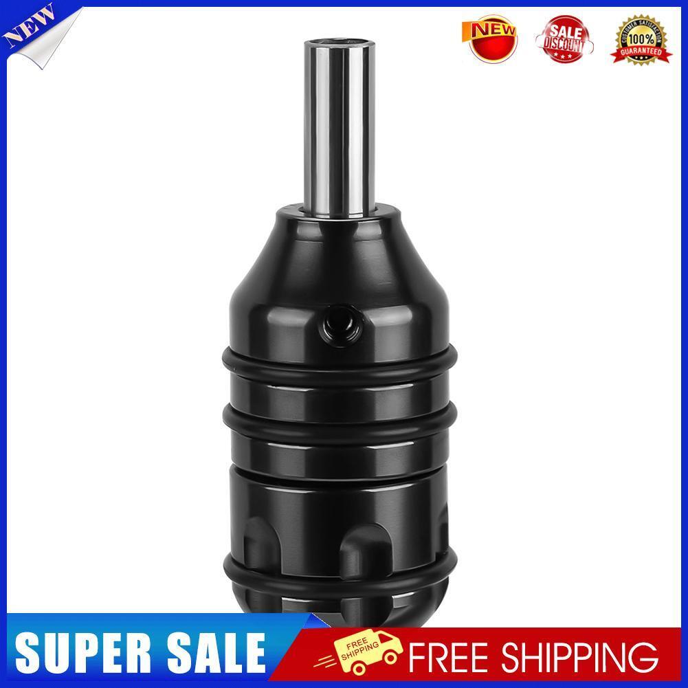 Aluminum Alloy Tattoo Grip 24mm Handle Non-Slip Self-locked Tube (Black)
