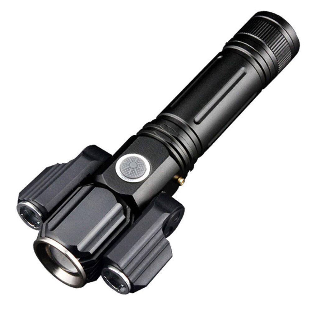 With Rack Flashlight MTB Bicycle Front Lamp Bike Lights LED Torch Rear Lights