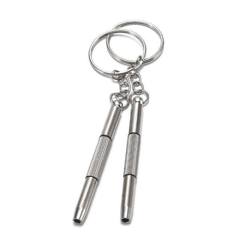 Small Eyeglass Repair Kit Mini Eyeglass Keychain Hand Tools for Sunglass Watch