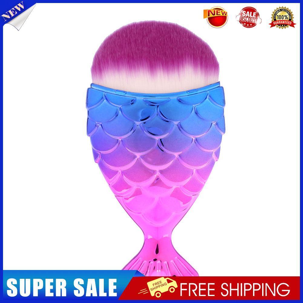 1pc Fish Shaped Large Makeup Powder Blush Contour Blending Brush(08)
