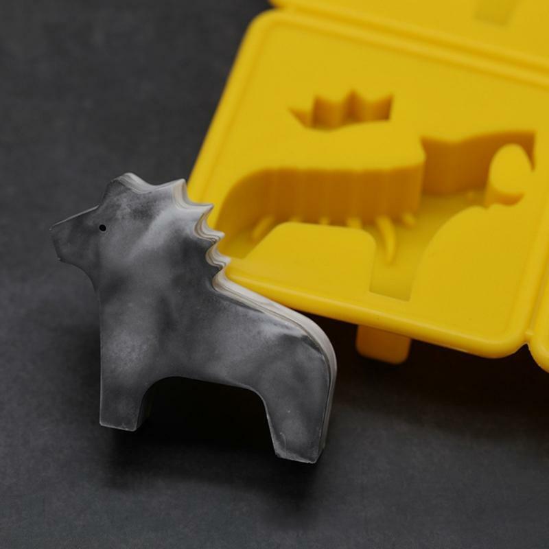 Cylinder Animal-shaped Silicone Mold Chocolate Cover Cookie Mold for Cookies Etc