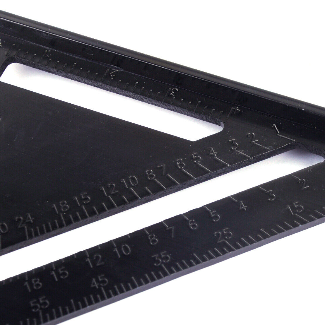 Metric Ruler Aluminum Alloy Speed Square Roofing Triangle Protractor Li