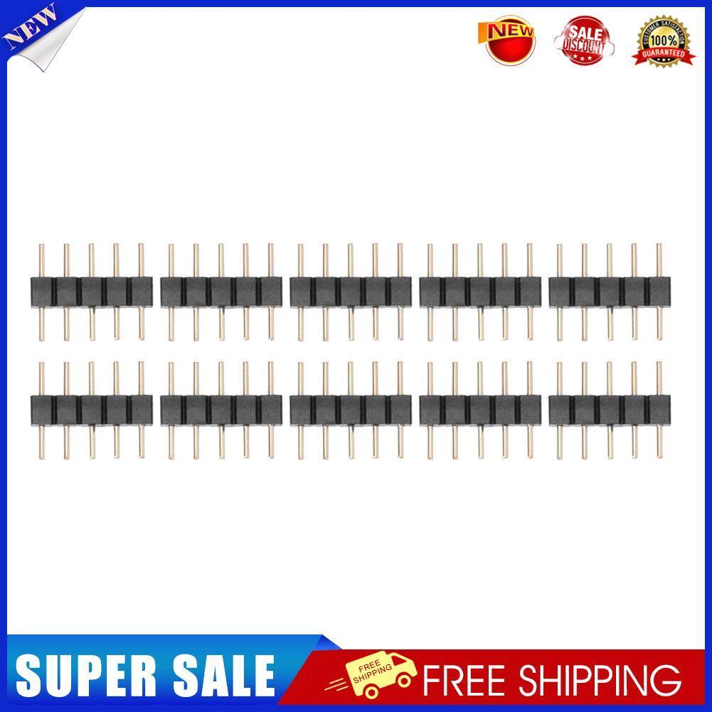 10pcs Male Connector Pin Needle for LED Strip(5Pin RGBW5050)(Black)
