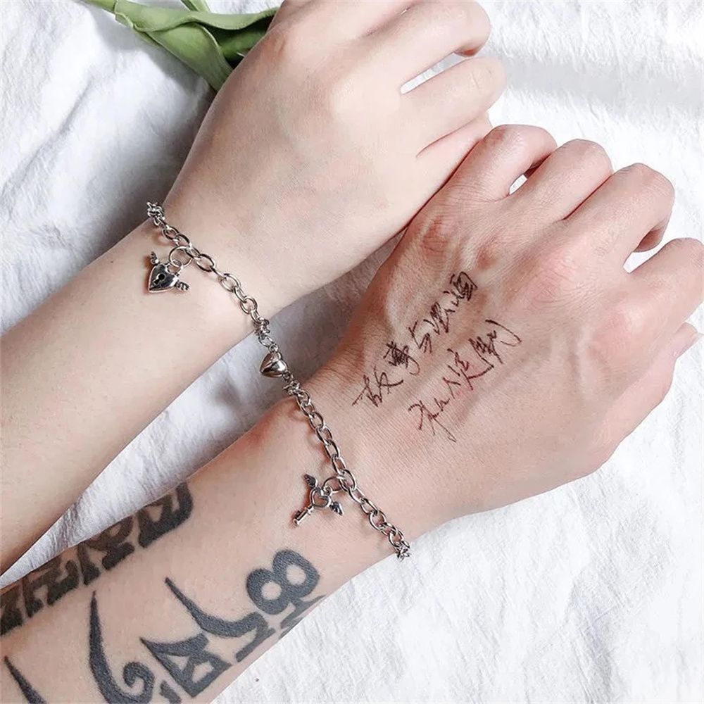 Charm Lover Chain Heart Bracelet Couples Bracelets Valentine's Day Jewelry