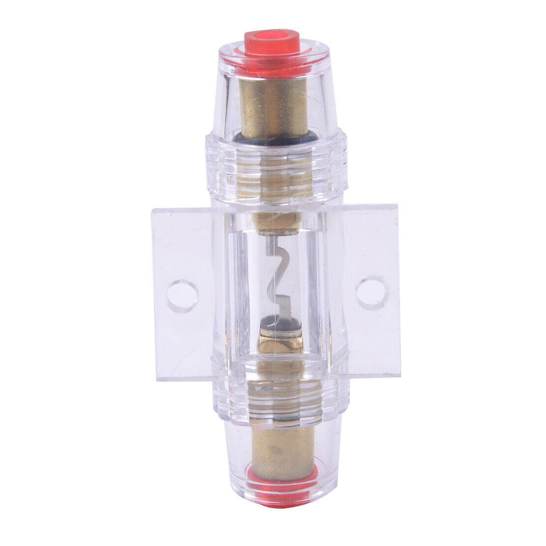 Car Auto Stereo Audio AGU Fuse Box Holder 8 Gauge Wire 4x 60A Amp Fuse 12V Li