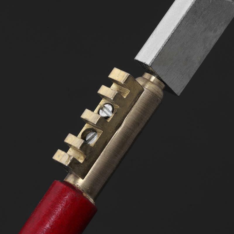 Professional Diamond Antislip Wood Handle Oil Feed Glass Cutter Cutting Tools