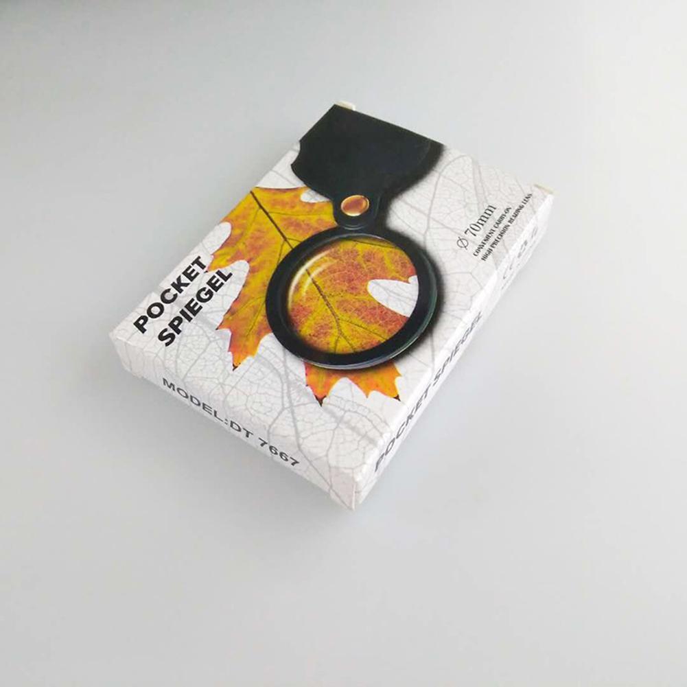 Pocket Folding Jewelry Magnifier Magnifying Glass HD Eye Glass Loupe (8X)