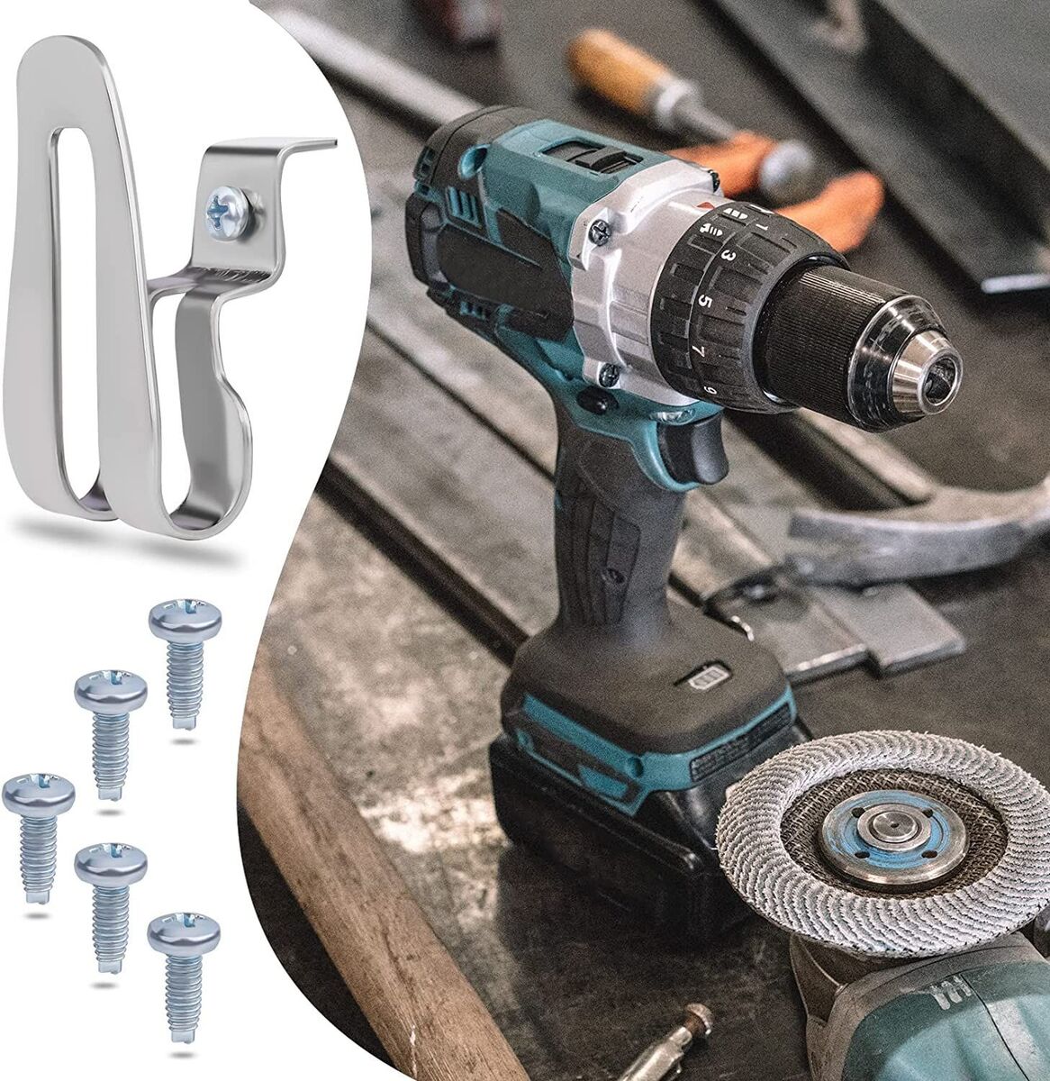 Tool Belt with Screws Replacement Belt Belt Clip Drill Clip Hook Clip Hooks