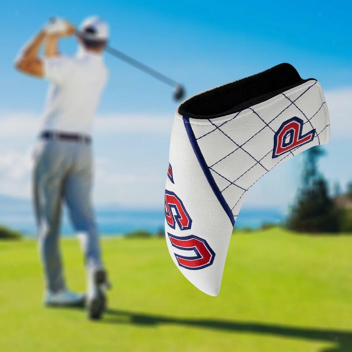 Golf Blade Putter Head  PU Leather Durable with Magnetic