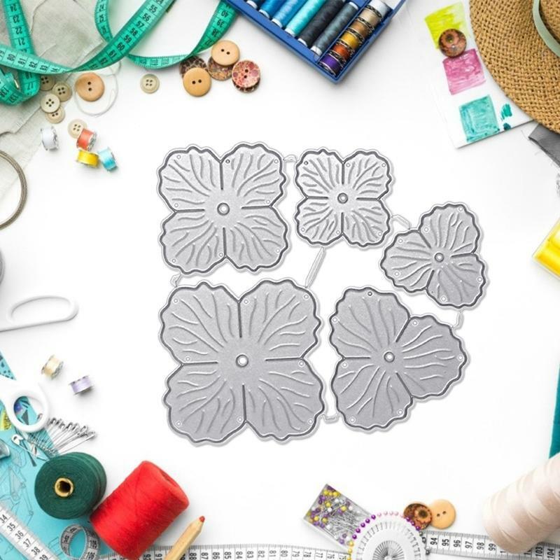 Flower Metal Cutting Dies DIY Stamps Crafts Template Mold Stencils