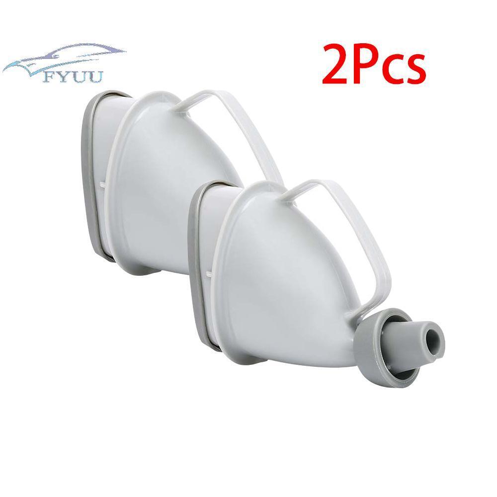 2 Pcs Portable Urinal Funnels Men Women Emergency Outdoor Camping Toilet Device