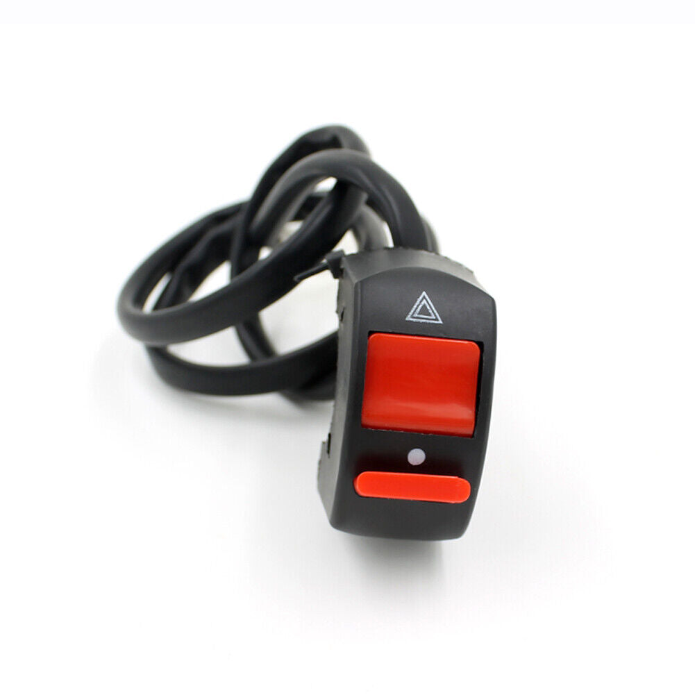 Universal Handlebar Motorcycle Accident Hazard Light Switch On/Off