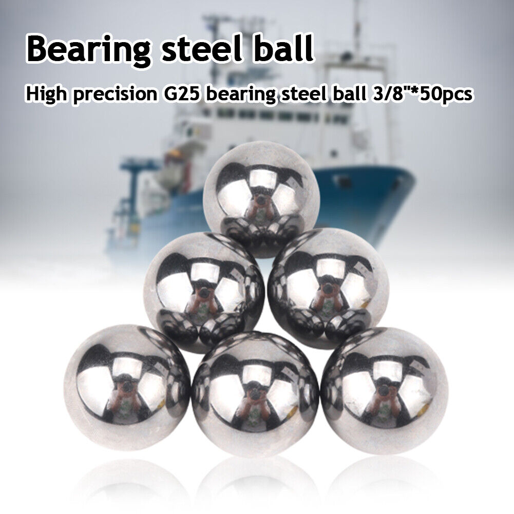 50pcs Car Auto Stainless Steel Bearing Ball Bike Bicycle 3/8 Motorbike Ball