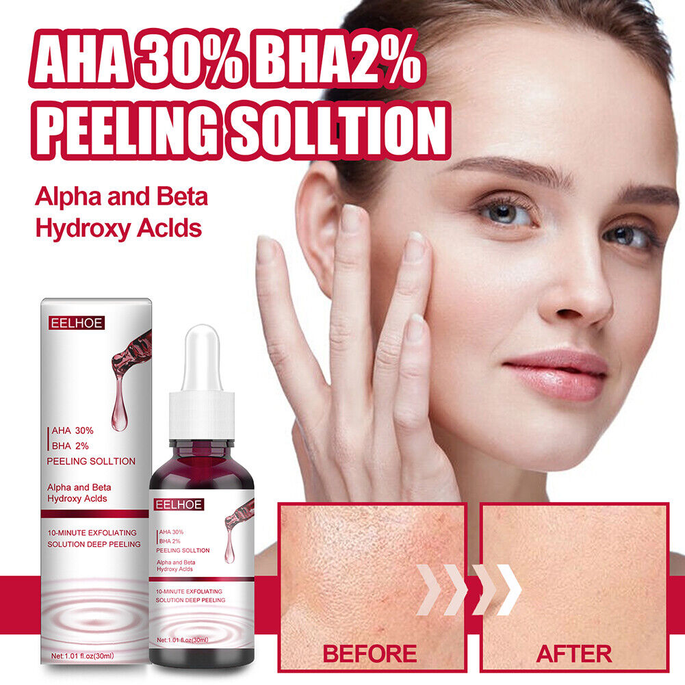 Face Peeling Serum Salicylic Acid Serum AHA30% BHA 2% Fruit Acid Extract