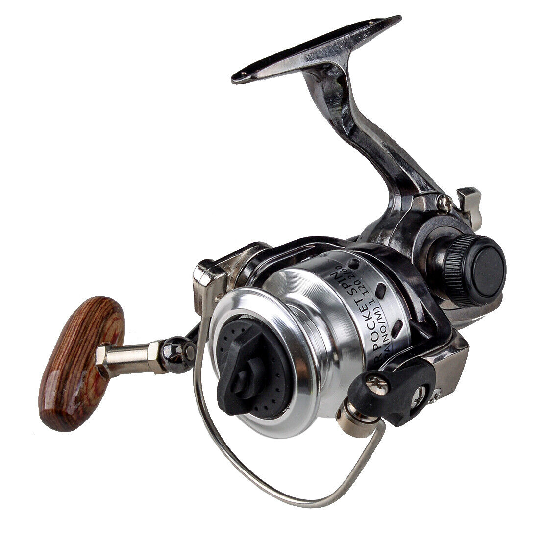 Mini Spinning Reel Metal Spool Small Winter Ice Fishing Reel Bass Pike