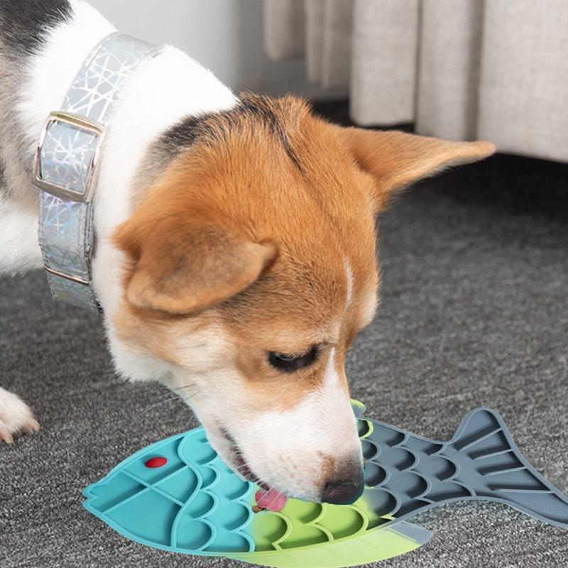 Dog Lick Mat for Boredom & Anxiety Reduction Perfect for Dry Food Treats Yogurt