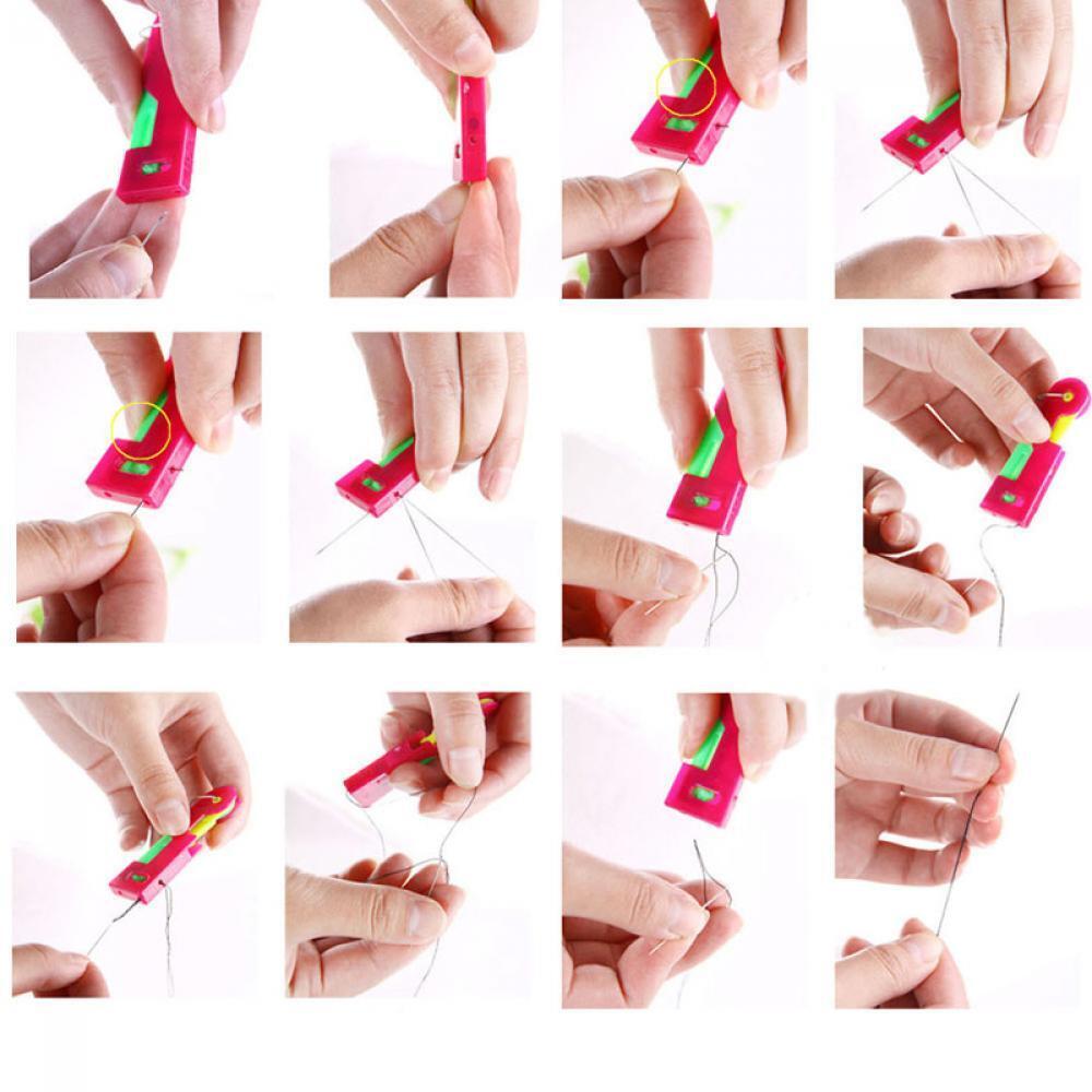 Easy Device Plastic Elderly Use Thread Guide Automatic Threader Needle Sewing