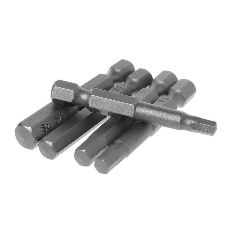 10pcs Magnetic Hexagon Screwdriver Bit S2 Steel 1/4 Inch Hex Shank Screw Drivers