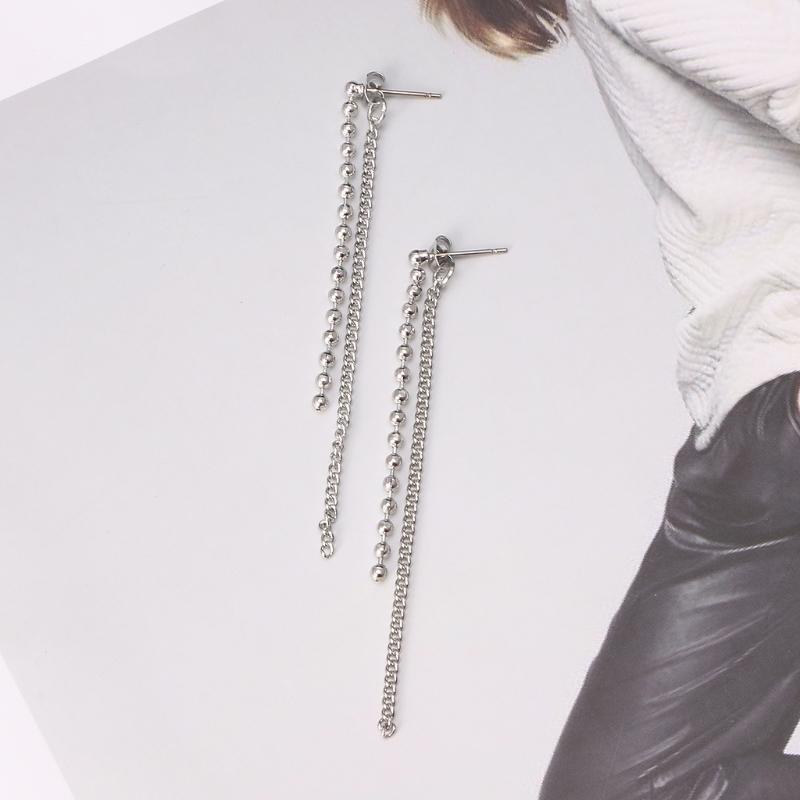 Chain Earrings Bangtan Boys Long Tassel Drop Earrings Korean Pop Fashion Jewelry