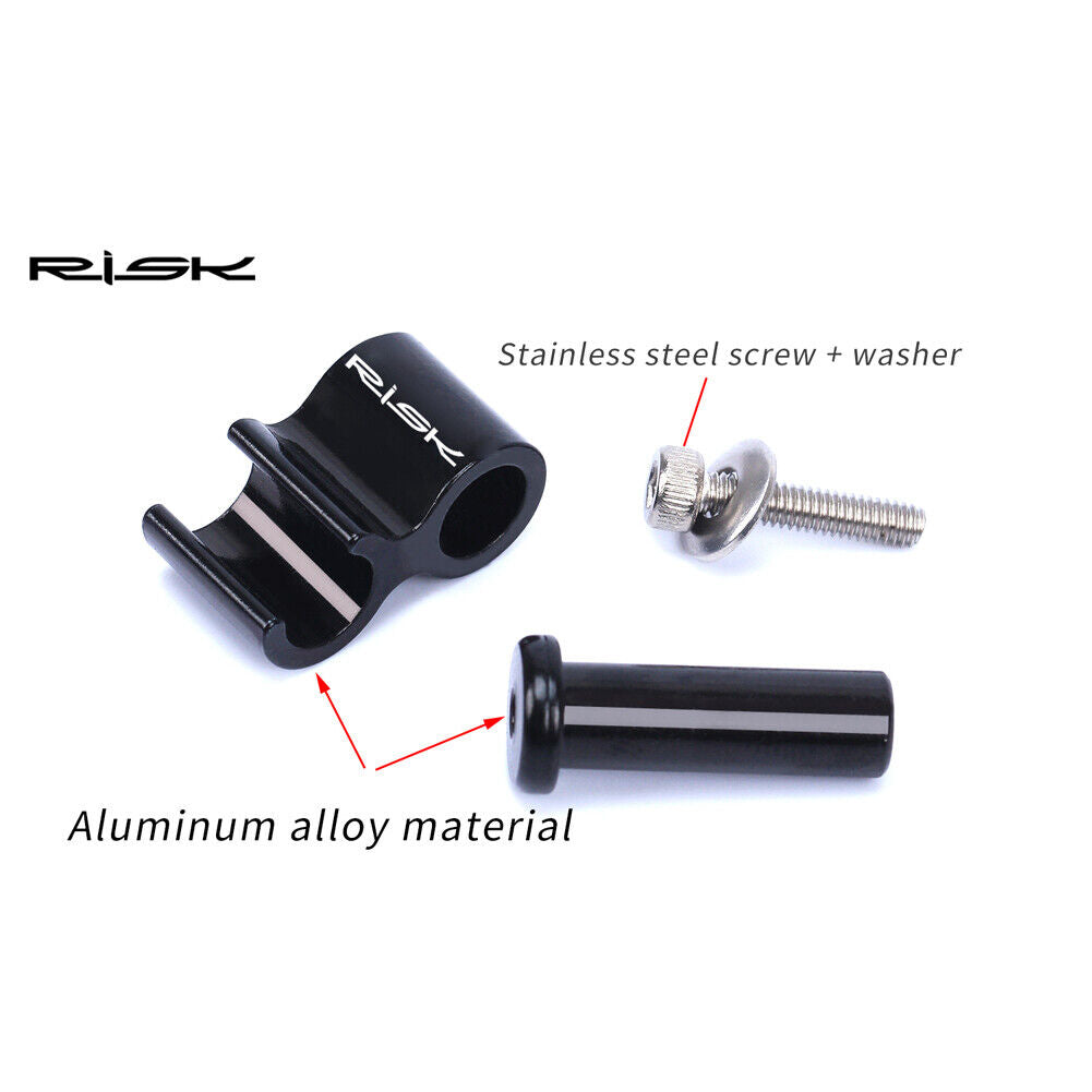 4pcs RISK MTB Bike Oil Tube Fixed Conversion Seat Disc Brake Cable Guide