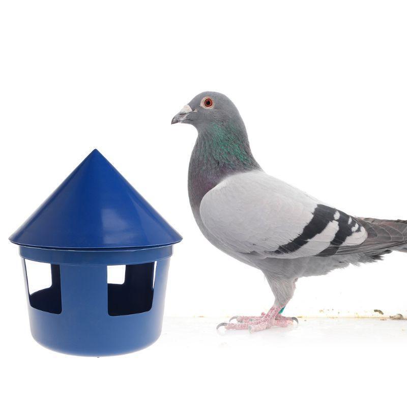 Automatic Chicken Feeder for Brooder Poultry Food Dispenser with Cover Sand Case