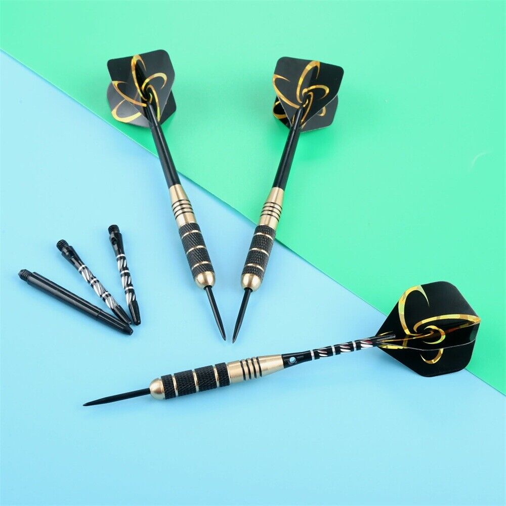 3pc Boomerang 24g Darts & Box Copper Black Nickel Barrel Dart Fans Friend Gift