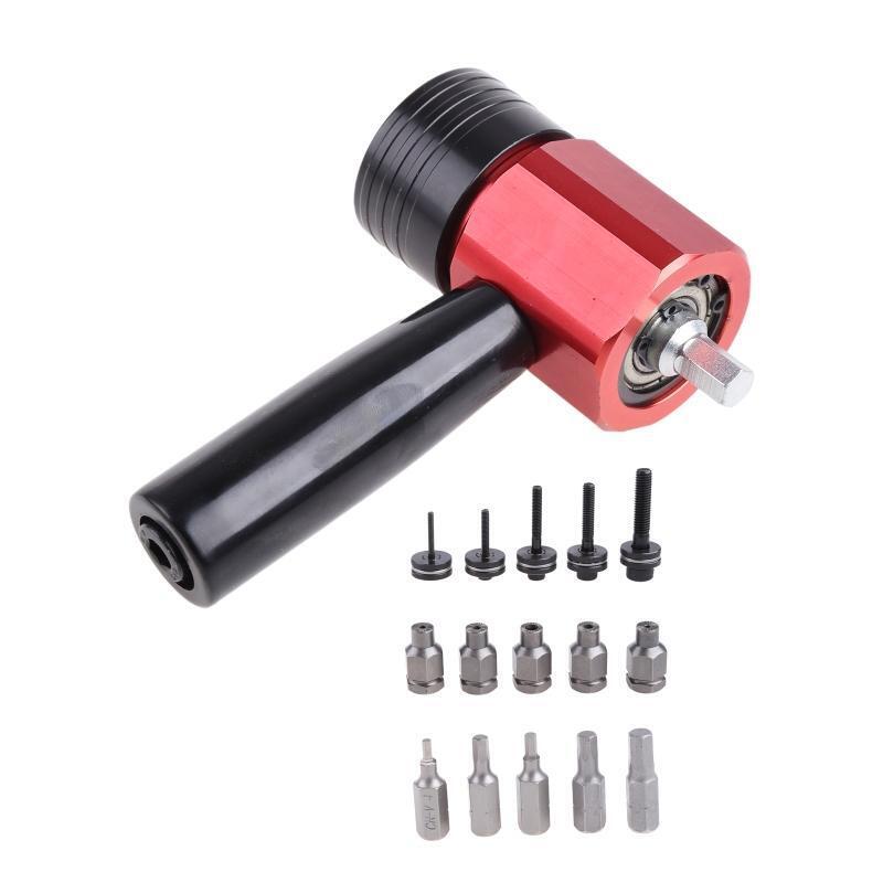 Professional High Hardness Hexagon Drill Riveting Insert Nut Adapter Tool