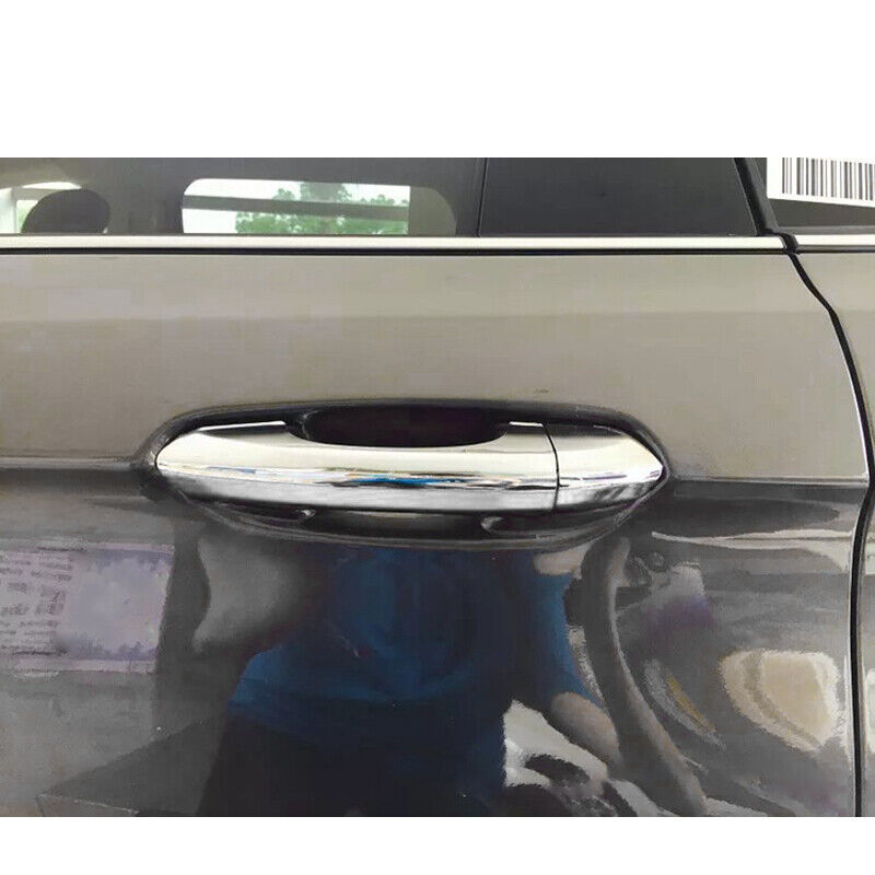 Chrome Door Handle Cover Trim Fit For Ford Edge 2015-2021 4-Door Part