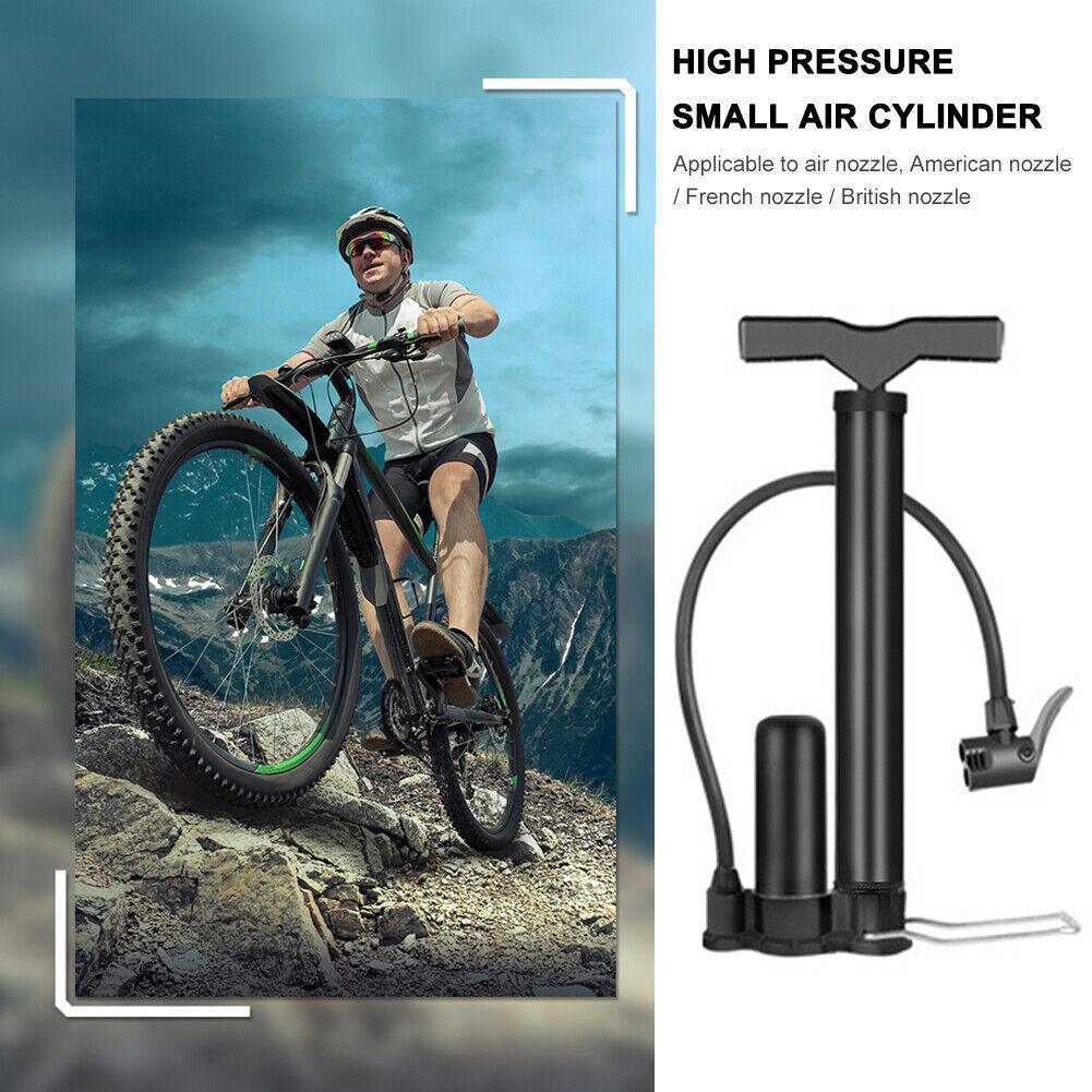High Pressure 140psi Hand Floor Pump Manual Bicycle Cycling Tire Air Pump
