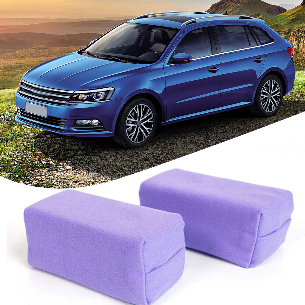 Suede Ceramic Coating Applicator Car Paint Care Wax Applicator Sponge Pad