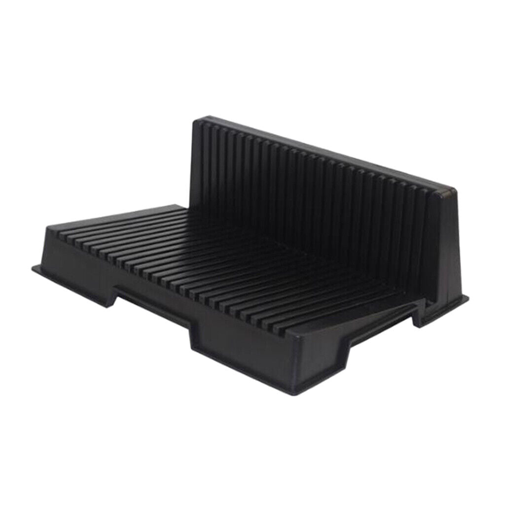 Plastic Pieces Shelves Placement Rack for Gundam Making  Black 27x20.5cm