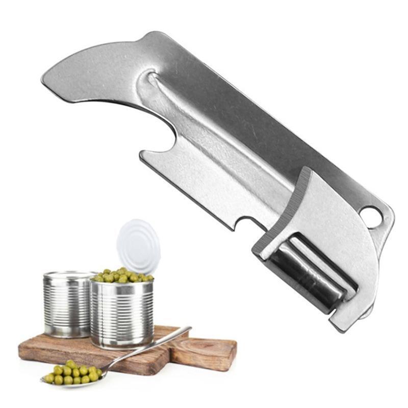 Polished Stainless Steel Small and Portable Beer Can Opener for Bar Beverage