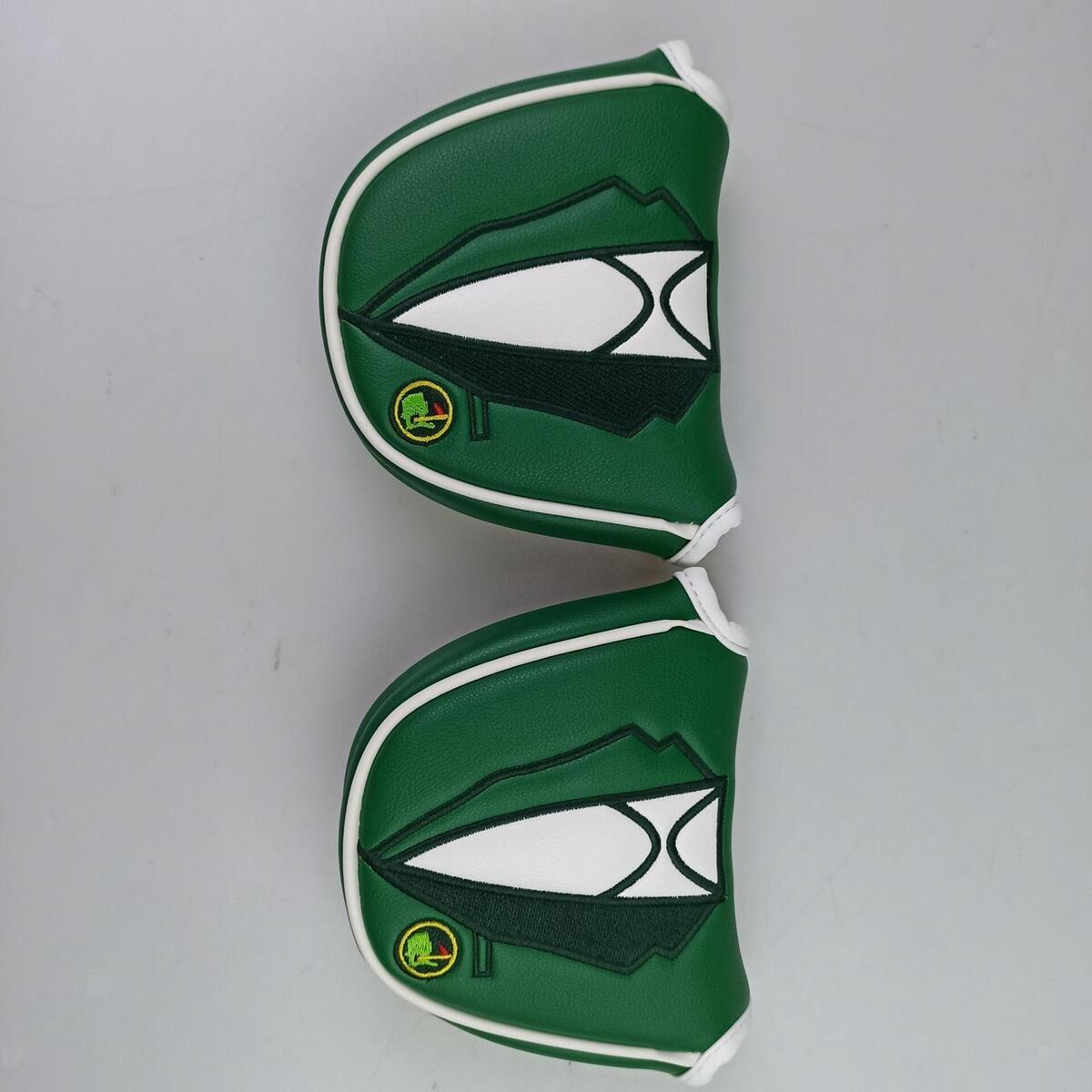 Golf Mallet Putter Head Cover Magnetic Closure Durable Waterproof PU Leather
