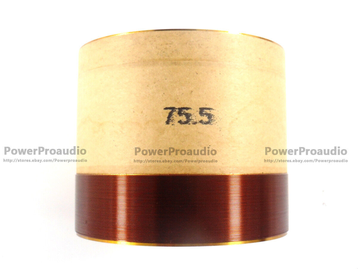 2Pcs (1Pair)75.5mm ASV Bass voice coil for MD Series Speaker 300w 8ohm