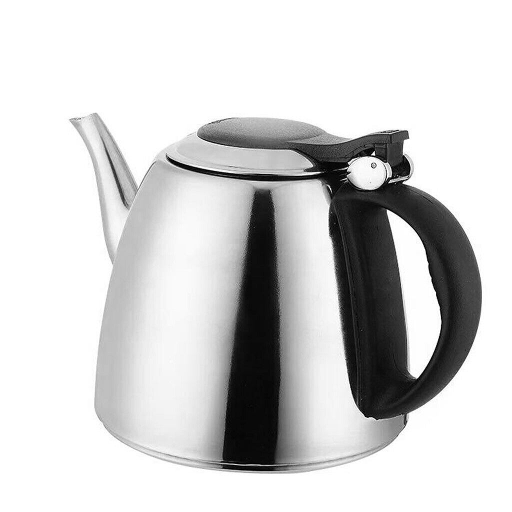 Teakettle Stainless Steel Teapot for Induction Cooker Camping Fishing 1.2L