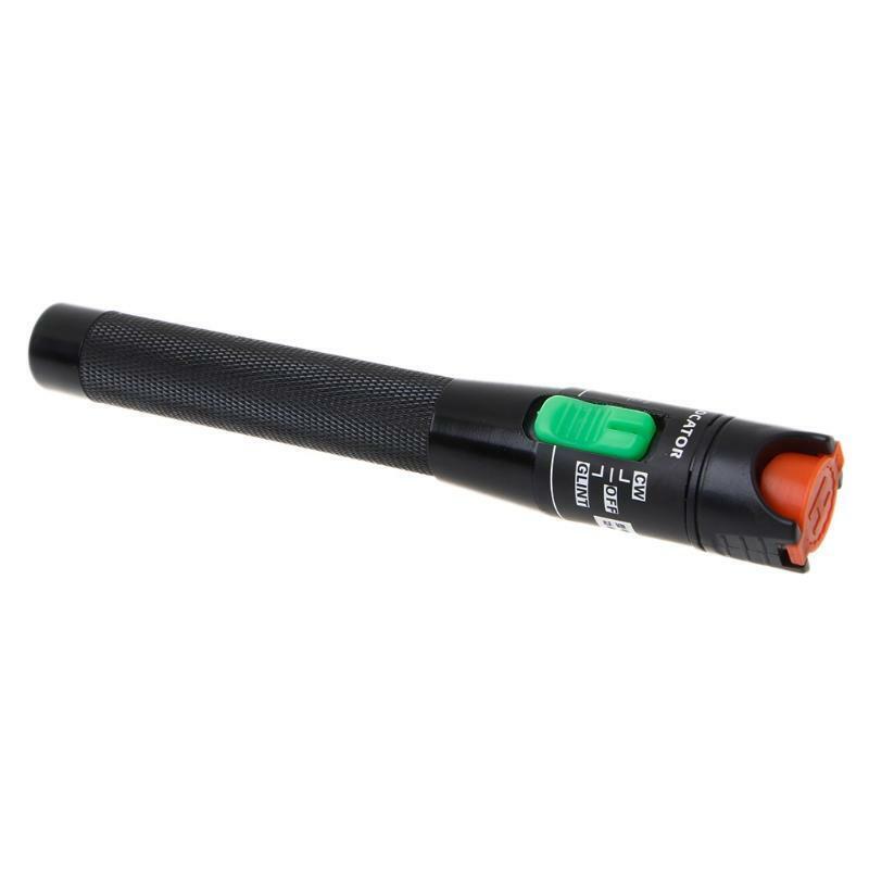 Visual Fault Locator 30mW Red Light Source Fiber Optic Cable Tester Pen Tool