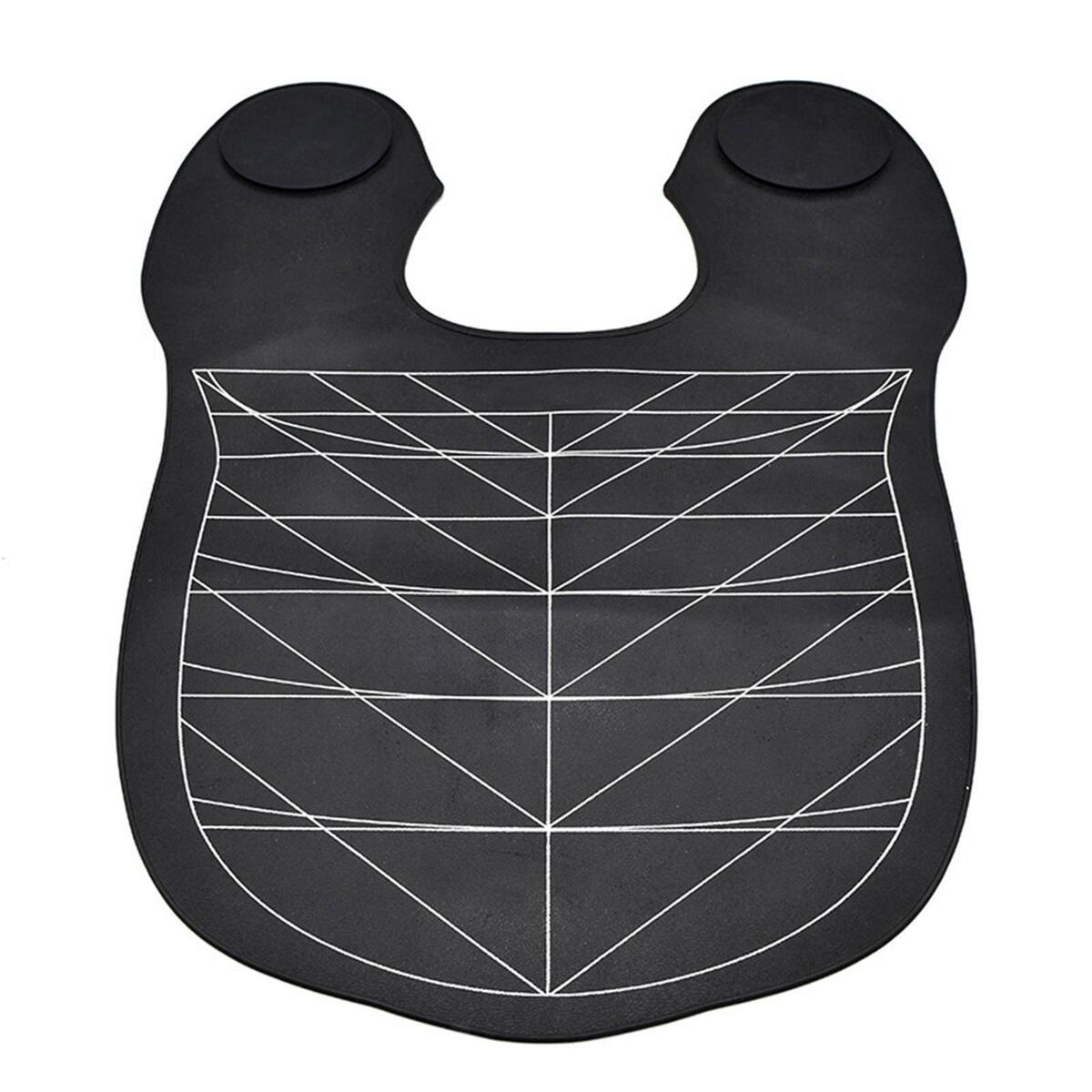 Rubber Salon Barber Cape Barber Shop Washable  Shampoo Black