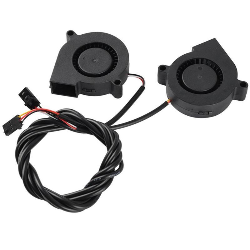 Dual Ball/Sleeve Bearing Brushless Cooling Turbine Fan 2Pcs Prusa I3 Mk3 5V 2Pin