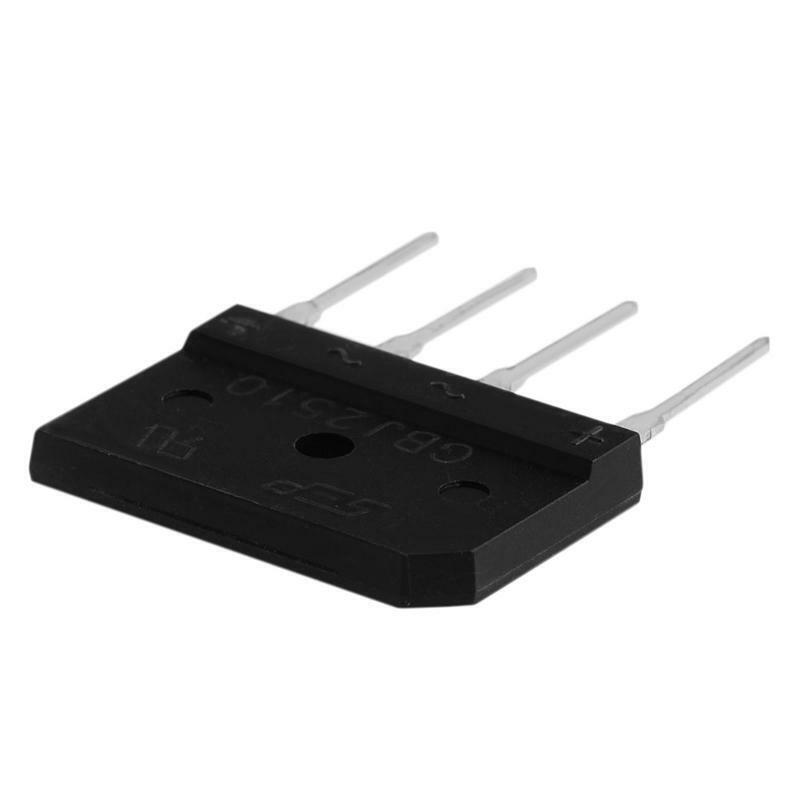 New 5Pcs Single Phases Diode Bridge Rectifier IC Chip 25A