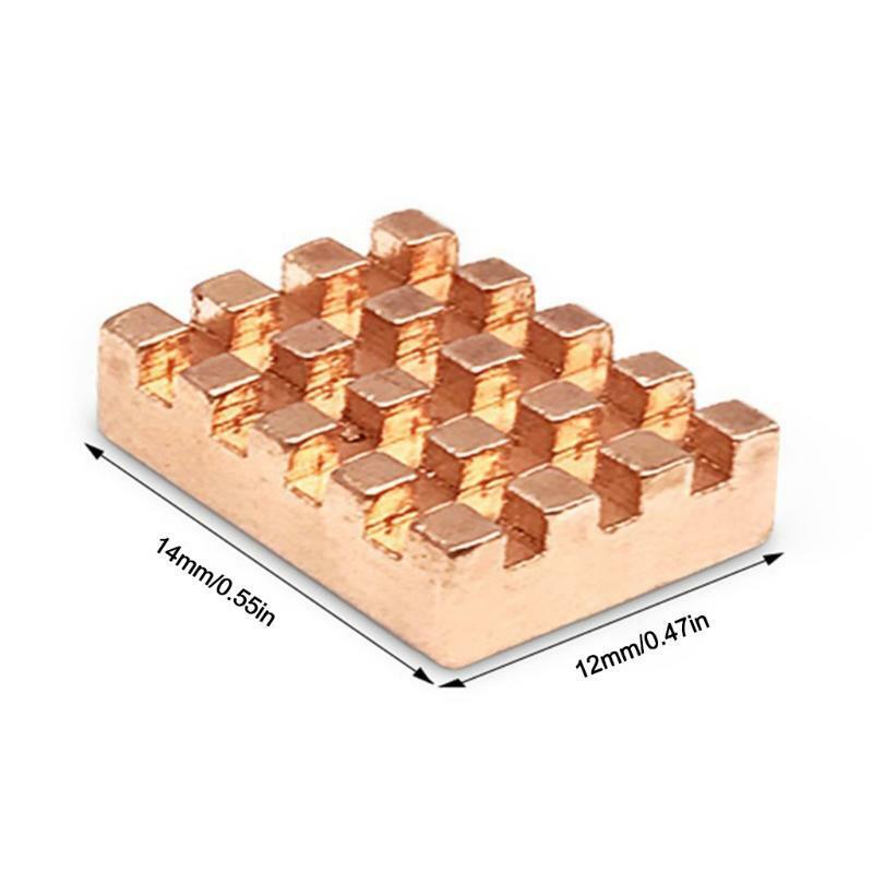 Pure Copper Heatsink PC Memory Cooler with High Performance Thermal Adhesive