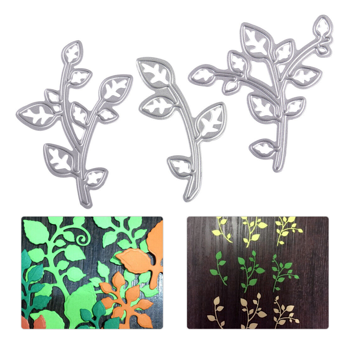 3pc Branch Cutting Stencil Embossing Dies Scrapbook Album Paper Card Craft Li
