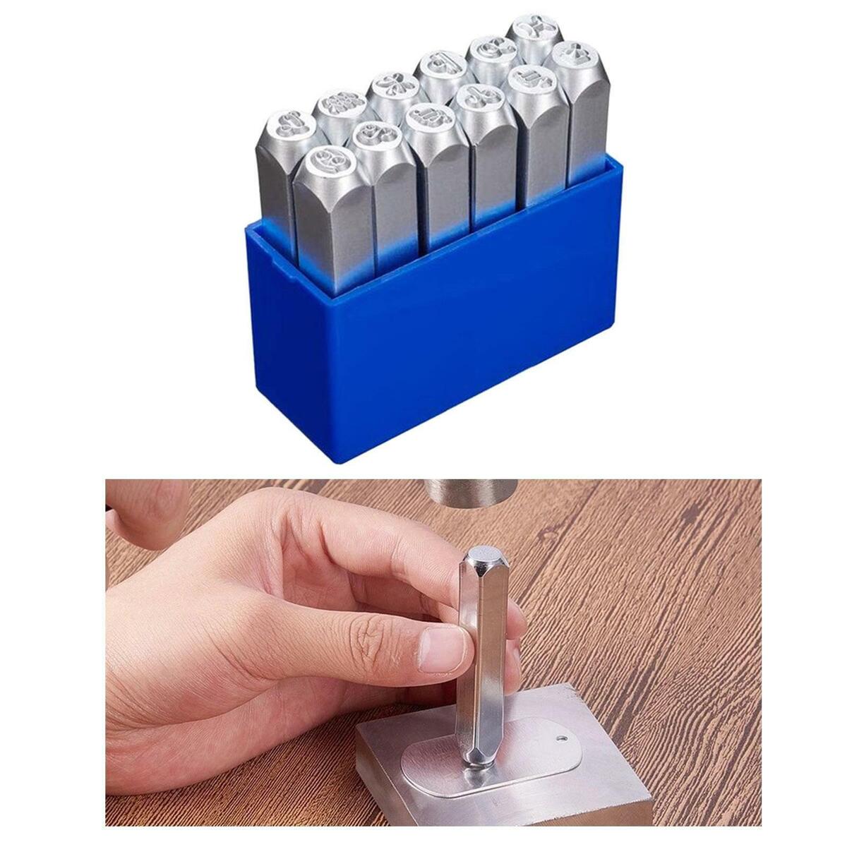 12PCS 6mm Constellations Stamp Punch Set for Jewelry  Leather Stamping