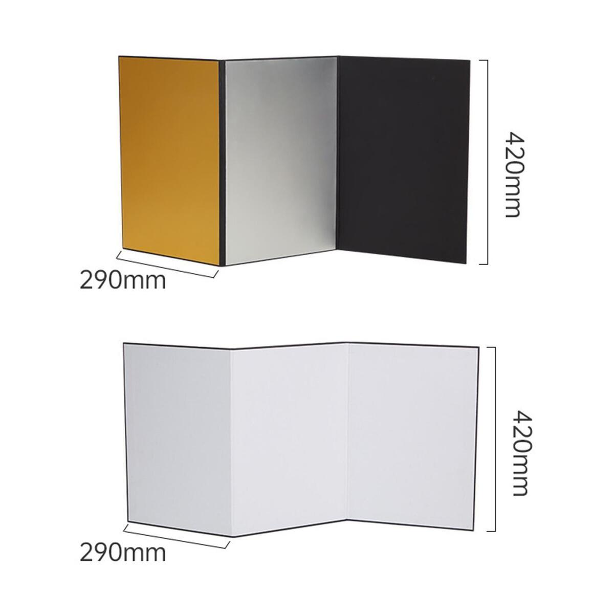 4 in 1 Photography Reflector Cardboard Tri-Folding A3 17x12 inch Accessories