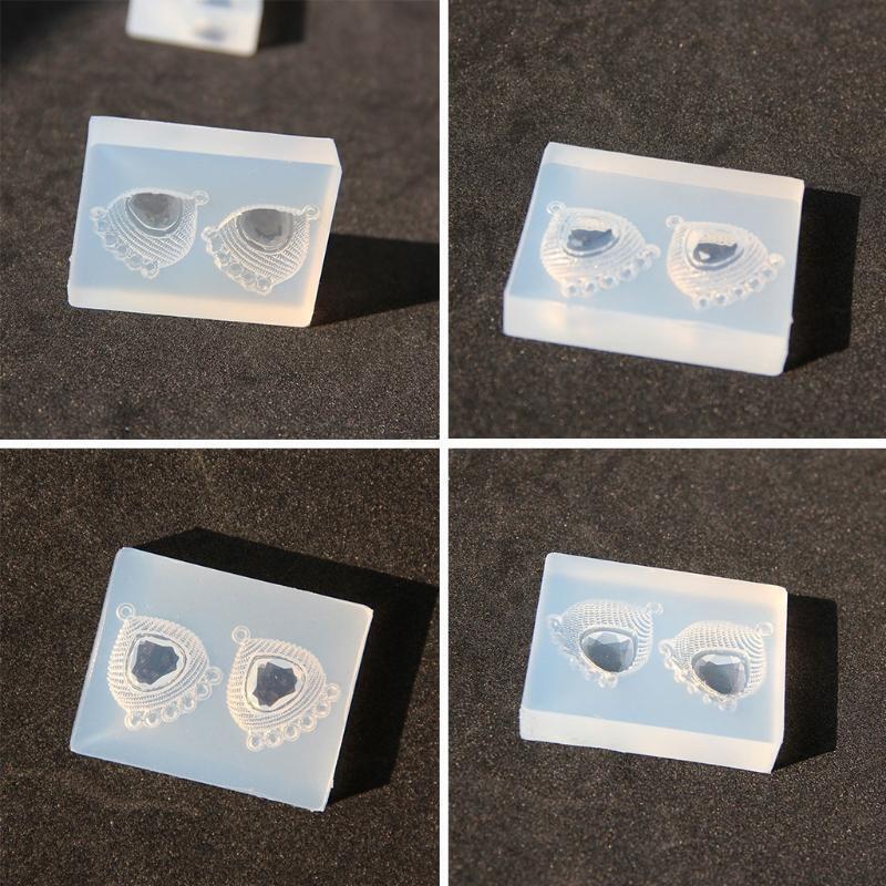 Shiny Jewellery Casting Molds Earrings Mold Tear Drop Shape for Girl Ornament
